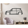 Nálepka Mini Cooper 13 (Farba obrazu Sivá, Rozmer obrazu 22,5 x 60 cm)