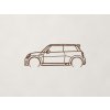Nálepka Mini Cooper 13 (Farba obrazu Orech)