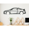 Drevený obraz auta Honda 19 Civic si (Farba obrazu Sivá, Rozmer obrazu 18 x 60 cm)