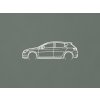 Nálepka auta na stenu Seat Leon TSI (Farba obrazu Biela)
