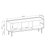 COLOR STOLIK POD TV ROZMERY
