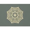 Mandala na stenu Rast (Farba obrazu Prírodná)