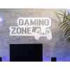 Detská nálepka na stenu Gaming zone (Farba obrazu Sivá, Rozmer obrazu 16,5 x 31,5 cm)