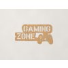 Detská nálepka na stenu Gaming zone (Farba obrazu Dub Jasný)