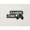 Detská nálepka na stenu Gaming zone (Farba obrazu Čierna)