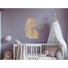 Nálepka do detskej izby Princezná a motýle