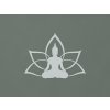 Drevená dekorácia na stenu Budha (Farba obrazu Sivá)
