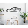 Drevená nálepka na stenu BMW M2 (Farba obrazu Sivá, Rozmer obrazu 18,5 x 60 cm)