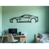 Drevený obraz na stenu Aston Martin Vantage (Farba obrazu Sivá, Rozmer obrazu 17,5 x 60 cm)
