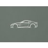 Drevený obraz na stenu Aston Martin Vantage (Farba obrazu Biela)