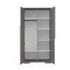 3668 1 snap 2door wardrobe dark grey 2