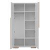 3668 6 snap 2door wardrobe white 2