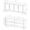 LUMUS B SIROKA VITRINA DUB CIERNA (5)