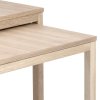 Konferenčný stolík Cornus (2 ks) - dub bielený