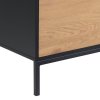 TV stolík Seaford 140 - dub divoký / čierna