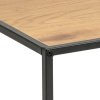 Konferenčný stolík Seaford 60 - dub divoký / čierna