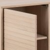 Široká komoda Linley 3D - dub bielený