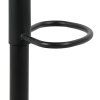2x Barová stolička Brooke - antracit / čierna