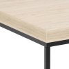 Konferenčný stolík Barossa 40 - béžový mramor / čierna