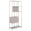 Vysoký regál Seaford 2S - sivá