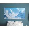 Obraz Mrazivá krajina pod mesiacom (Povrchová úprava Matná, Rozmer obrazu 30 x 53 cm)