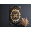 3-dielna mandala Zemská rovnováha (Povrchová úprava Matná, Rozmer obrazu 57,5 x 37,5 cm)
