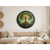 Okrúhly Strom života Yggdrasil (Povrchová úprava Matná, Rozmer obrazu 33,5 x 35 cm)