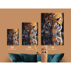 Obraz na stenu Smädný tiger (Farba rámu Bez rámu, Povrchová úprava Matná, Veľkosť obrazu A4)