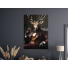 Obraz Jeleň gentleman (Farba rámu Bez rámu, Povrchová úprava Matná, Veľkosť obrazu A3)