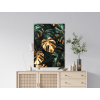 Obraz Luxusná monstera (Farba rámu Bez rámu, Povrchová úprava Matná, Veľkosť obrazu A4)