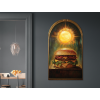 Obraz na stenu Slávny hamburger (Povrchová úprava Matná, Rozmer obrazu 49 x 27,5 cm)