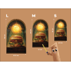 Obraz na stenu Slávny hamburger (Povrchová úprava Matná, Rozmer obrazu 49 x 27,5 cm)