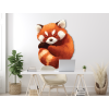 Obraz Spiaca červená panda (Povrchová úprava Matná, Rozmer obrazu 45 x 35,5 cm)