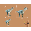 Detská dekorácia Alosaurus (Povrchová úprava Matná, Rozmer obrazu 52 x 56,5 cm)