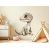 Detský obraz Okatý dinosaurus (Povrchová úprava Matná, Rozmer obrazu 48 x 38 cm)