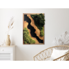 Tlačený machový obraz Útes (imitácia) (Povrchová úprava Matná, Rozmer obrazu 37,5 x 26,5 cm)