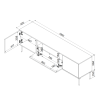TRESE TV STOLIK 180CM ROZMERY