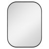 1 Lustro Luis 60x80 czarna aluminiowa rama front