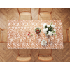 68667 7 makke sklo biely kvet pvc folia na stol na mieru