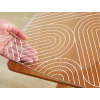 68700 makke sklo obluky pvc folia na stol na mieru