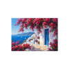Obraz Rozkvitnuté Santorini (Farba rámu Bez rámu, Povrchová úprava Matná, Veľkosť obrazu A4)