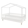 Luno bed200x140+house kit+legs+house kit white 1