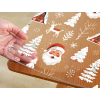 Mäkké sklo Santa - PVC fólia na stôl (na mieru) (Tvar stola Zaoblené rohy)